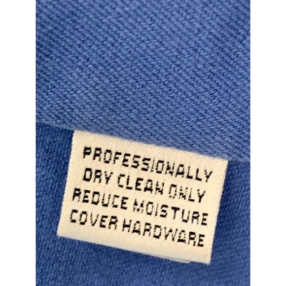 Vintage Y2K St. John Sport Blue Zip-Up Jacket M Stretch Woven 8107 Pockets USA - Picture 4 of 10